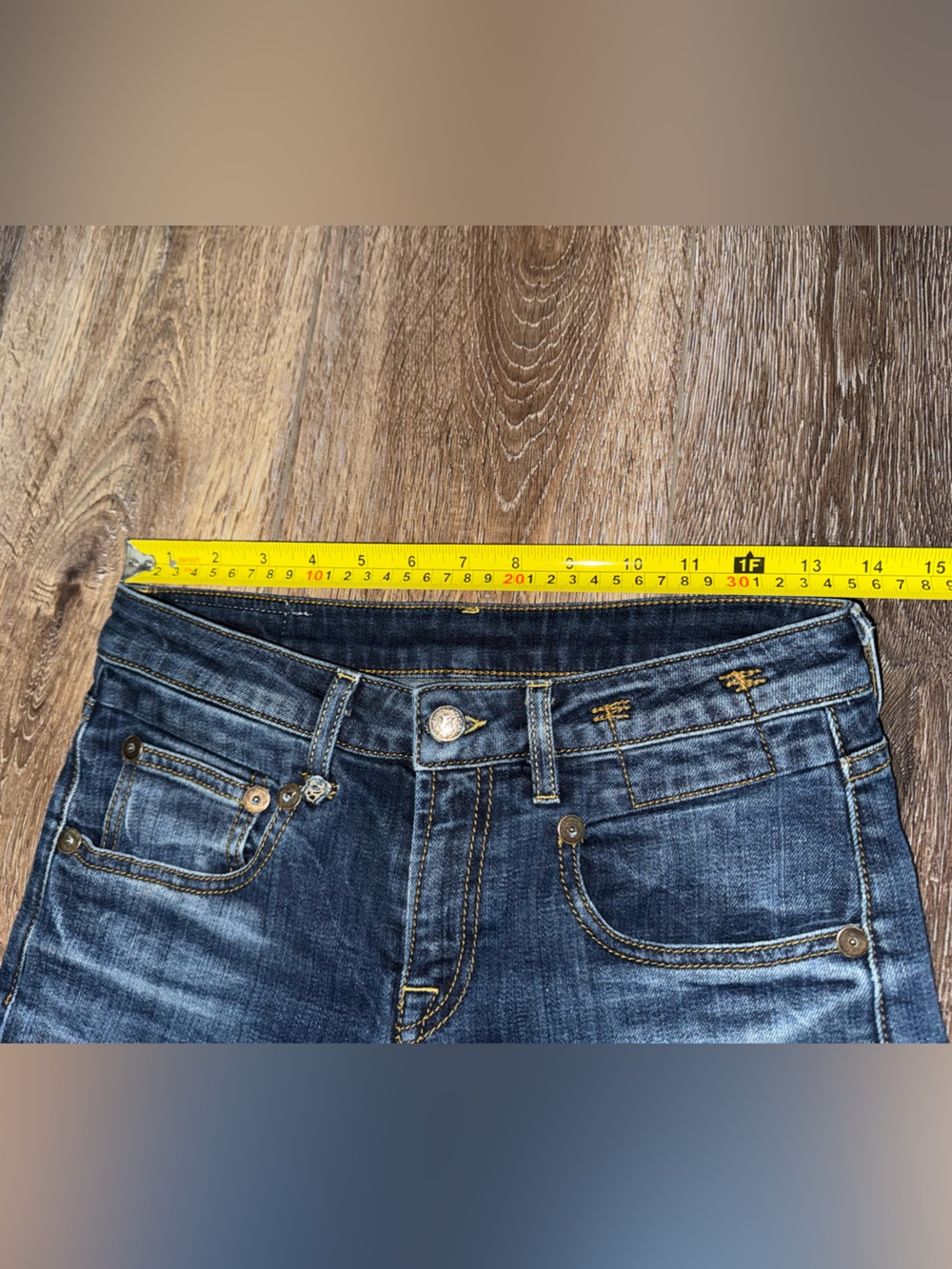 R13 Boy Skinny Jeans in Berlin Blue Women’s Size 25 - Picture 12 of 14